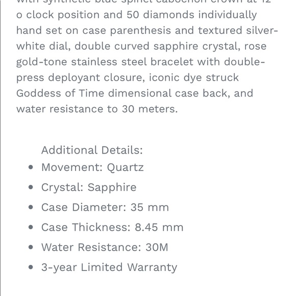 Original bill a Beautiful watch with tags still on - Picture 5 of 6